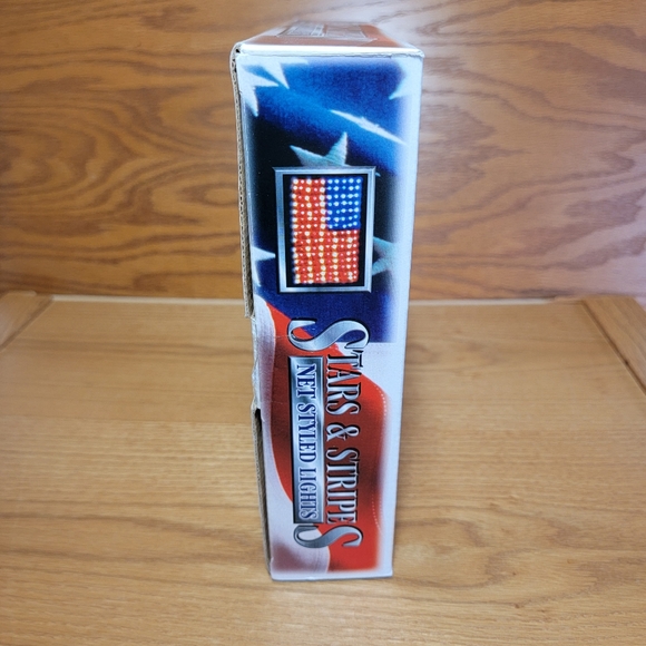 Stars and Stripes Patriotic American Flag Net Styled String Light 3x5 ft - Picture 6 of 11